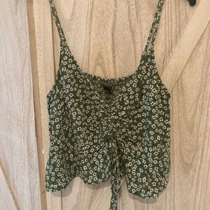 Wild Fable Green Floral Camisole